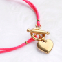 Make colourful  bracelets with satin wire and stainless steel connectors