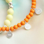 Make colourful bracelets with acrylic beads!