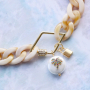 Making statement jewellery with zirconia lock charms! 