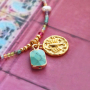 Make stylish necklaces with the Cat&rsquo;s Eye faceted beads and charms 