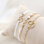 Must-have jewellery with stainless steel connectors & colourful macram&eacute; bead cord 
