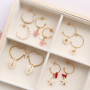 Create trendy earrings with stainless steel earring findings 