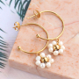 Create trendy earrings with stainless steel earring findings 