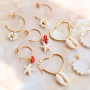 Create trendy earrings with stainless steel earring findings 