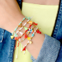 Get started with mini tassels for the best colourful bracelets! 