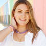 Get started with acrylic beads rondelle in the most beautiful pastel colours! 
