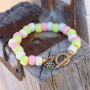 Get started with acrylic beads rondelle in the most beautiful pastel colours! 