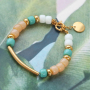 Get started with the glass beads rondelle in the trend shape of this year! 