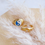 Get creative with these  rings with enamel