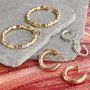 Inspiration for belcher chain with crystal glass made of brass metal