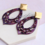 Get inspired! Make the most beautiful earring collection with these resin pendants 