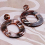 Get inspired! Make the most beautiful earring collection with these resin pendants 