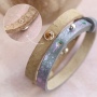 Mix and match with these beautiful Cuoio bracelets