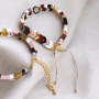 Create original jewellery with these tile beads in various shapes and colours