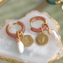 Earrings inspiration with colourful earrings creole