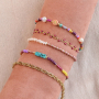 Combine glass seed beads metallic for a beautiful outcome