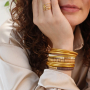 This is how you create bracelets in the style of inspired temple bangles
