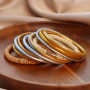 This is how you create bracelets in the style of inspired temple bangles