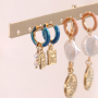 Inspiration how to style your stainless steel earrings creole