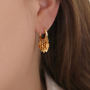 Get creative with brass TQ metal creoles