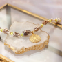 Ideas to create a beach look with metal beads and charms