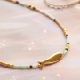 Ideas to create a beach look with metal beads and charms