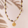 Ideas to create a beach look with metal beads and charms