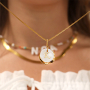 Get creative with shell pendants and beads