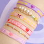 Use this beautiful ribbon for your bracelet collection