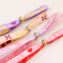 Use this beautiful ribbon for your bracelet collection