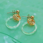 Get inspired and make earrings with stainless steel ear studs