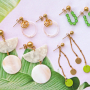 Get inspired and make earrings with stainless steel ear studs