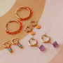 Design an earring collection with stainless steel creoles