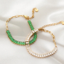 This is how to combine ready to wear bracelets and necklaces