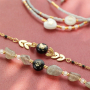 Bracelet inspiration with glass rondelle beads
