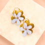 New series Polaris pendants flowers and stainless steel charms flowers