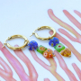 Design trendy jewelry sets with millefiori beads