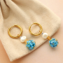 Inspiration for designing earrings and necklaces with glass beads