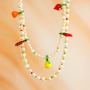 Get creative with glass charms fruit
