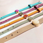 Making fancy bracelets with Cuoio bracelets