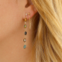 Create beautiful jewellery with glass beads with gold rim