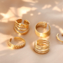 Tips for combining ready-made stainless steel rings