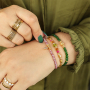 Tips for presenting bracelets with faceted beads