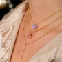 How to use zirconia charms in minimalist jewellery