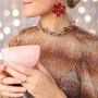 How to use top faceted charms flower in party jewellery