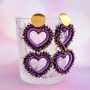 Get creative with top facet charms drop with cord