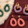 Get creative with top facet charms drop with cord