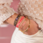 How to design bracelets with ribbon text