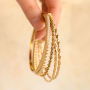 Mix & match stainless steel bangle bracelets