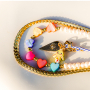 Summer inspiration with shell and polymer beads